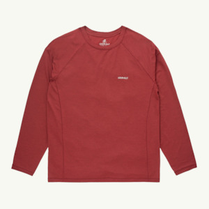 Clothing: Winter Thermal LS Crew - Maroon Heather