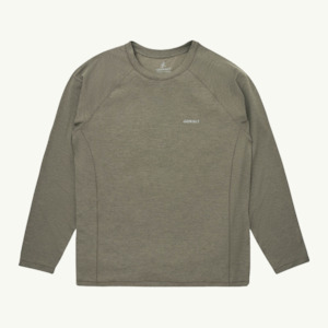 Winter Thermal LS Crew - Olive Heather