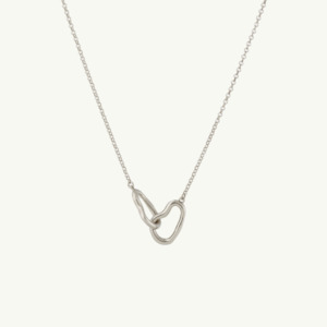 Small Connected Necklace - Silver