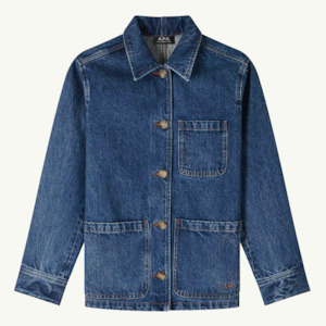 Women's Silvana Logo Jacket - Washed Indigo