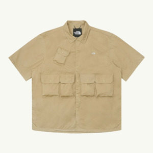 SS Solid Shirt AP - Khaki Stone