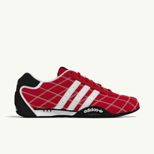 Clothing: Adi Racer Lo - Better Scarlet/Cloud White/Core Black