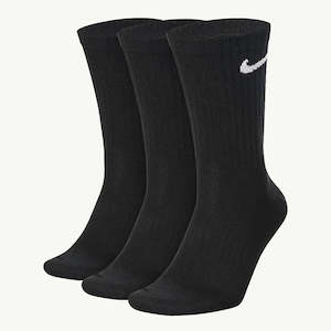 Nike Everyday Cush Crew 3Pk - Black