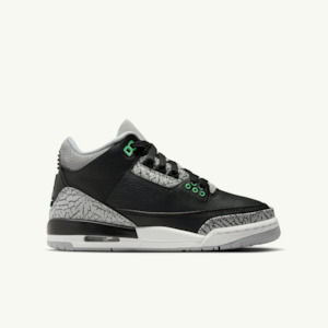 Grade School Air Jordan 3 Retro - 'Green Glow'