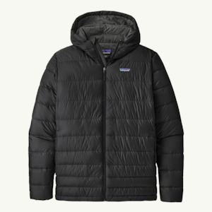 Clothing: Patagonia Hi-Loft Down Hoody - Black