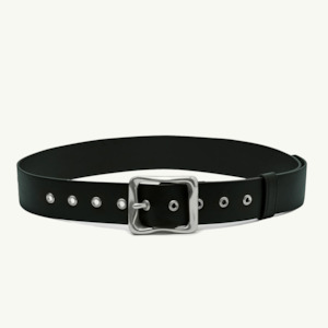 Everyday Buckle Belt - Black/Silver