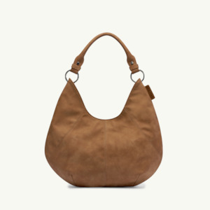 Mischa Shoulder Bag - Caramel Nubuck