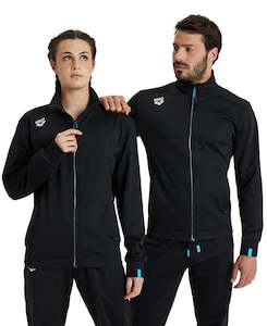 Arena Team Unisex Panel Track Jacket - Black