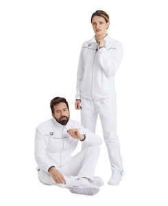 Arena Team Unisex Panel Jacket - White