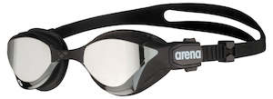 Women Open Water Racing: Arena Cobra Tri Swipe Mirror - Silver-Black