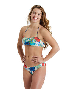 Arena Women's Printed Bandeau Two Piece - Martinica Multi