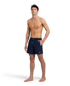 Arena Men's Pro_File Logo Beach Boxers - Navy