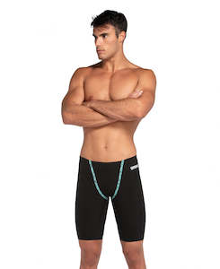 Men Technical Racing: Men's Powerskin Primo Jammer Black-Teal