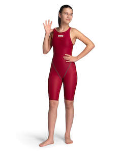 Arena Girl's Racing Suit Powerskin ST Next Red