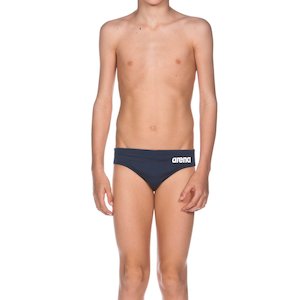 Arena Boy's Solid Brief Navy-White