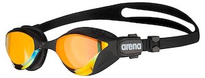 Goggles: Arena Cobra Tri Swipe Mirror Yellow Copper-Black