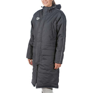 Apparel Clearance: Arena Unisex Team Parka Solid Jacket - Asphalt