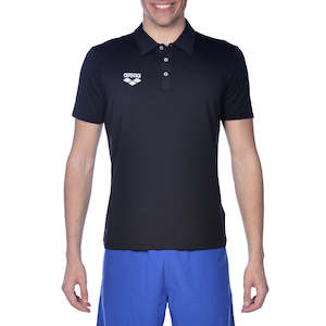 Apparel Clearance: M Team Line Tech S/S Polo - Black