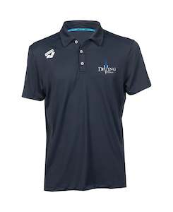 Home Page: Dive NZ Unisex Solid Team Manager Polo - Navy