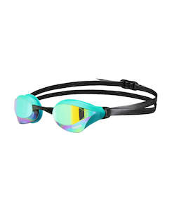 Racing Goggles: Arena Cobra Core Swipe Mirror Emerald-Peacock