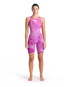 arena Tie-Dye Collection Women's Open-Back Powerskin Carbon Glide Kneeskin Ciclamyn