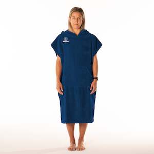 Aquahawks Swim Club: Aquahawks Adult Hooded Towel Poncho