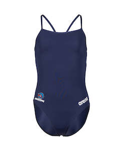 Aquahawks Girls' Solid Team Challenge Swimsuit