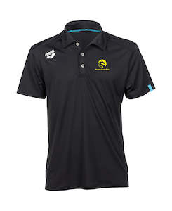 Dragons Swim Club: Dragon Swim Club's Coach Team Poloshirt Solid - Black