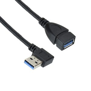 Argent USB 3 Right Hand Pigtail