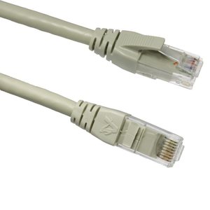 0.5m Argent Cat 5e Patch Lead Beige