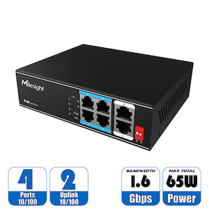 Milesight 4 Port 10/100 POE Switch