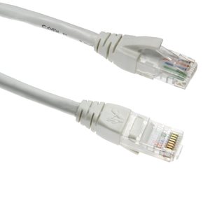 0.5m Argent Cat 5e Patch Lead White