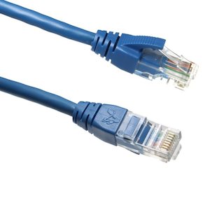 2.5m Argent Cat 5e Patch Lead Blue