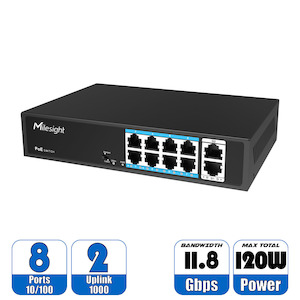 Milesight Cameras - darkstar.co.nz: Milesight 8 Port 10/100 POE Switch