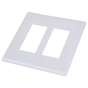 Slimline Two Gang Wall Plate