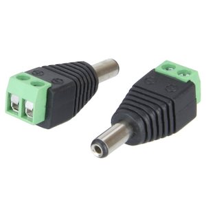 2.1mm DC Plug With Screw Terminals