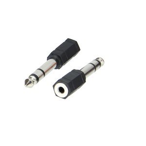 AV Cables and Items - darkstar.co.nz: 6.3mm to 3.5mm Stereo Adapter