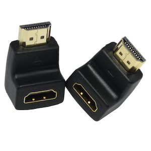 Argent Right Angle HDMI Adapter