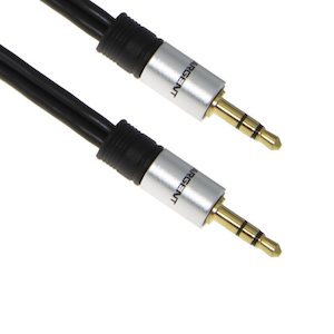 5m Argent 3.5mm Male to Male Cable