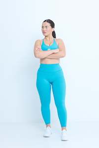 Clothing: Essentials Legging - Cyan