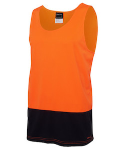 JB's Hi Vis Traditional Singlet 6HTS Aria Discount