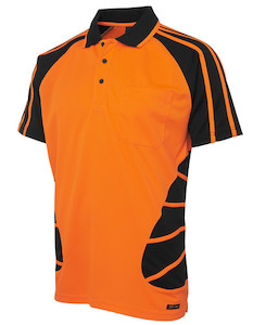 JB's Hi Vis S/S Spider Polo 6HSP Aria Discount