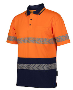 JB'S Hi Vis S/S Segmented Tape Polo 6HSST Aria Discount