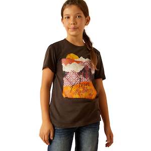 Kids Western: Mountain Patterns Tee