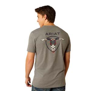 Western Clothing: Ariat Southwestern Longhorn T-Shirt