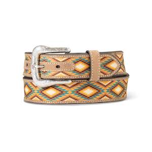 Women's Geometric Pattern Belt