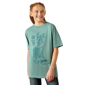 Kids Western: Ariat Garden Boot T-Shirt