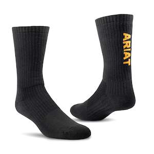 Mens Accessories: Premium Cotton Crew Socks PK3