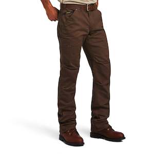 Mens Work: Rebar M5 Straight DuraStretch Washed Twill Dungaree Straight Leg Pant