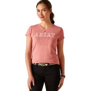 Womens English: Live Love Ride T-Shirt